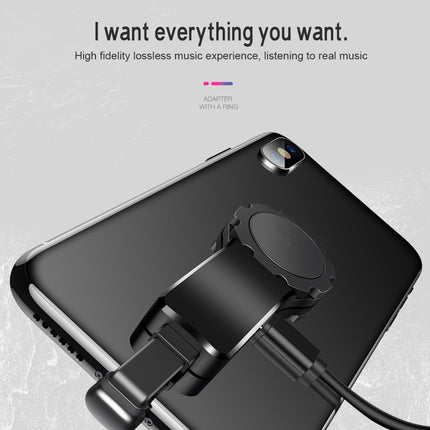 Headphone Adapter Lightning to Audio Jack Charger Extender Earphone Charging Splitter