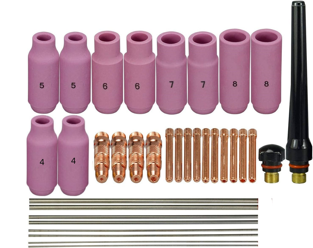 36PCS Tig Welding Torch Accessories Kit