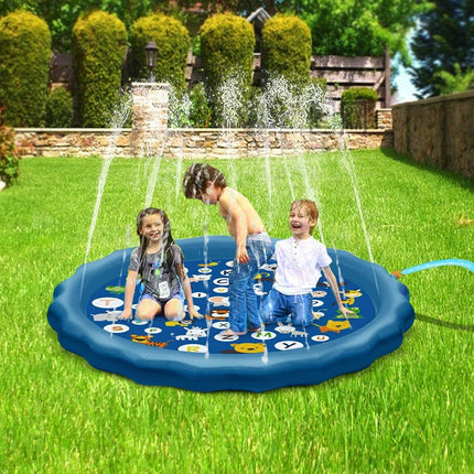 Kids Water Play Mat Sprinkler Splash Pad 170CM