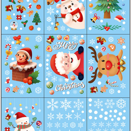 Christmas window stickers B
