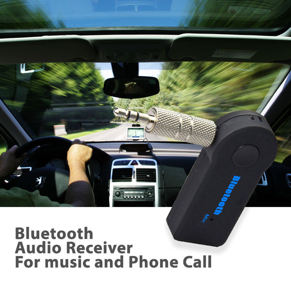 Audio Stereo Bluetooth AUX Receiver, Bluetooth Car Kit - salelink.co.nz