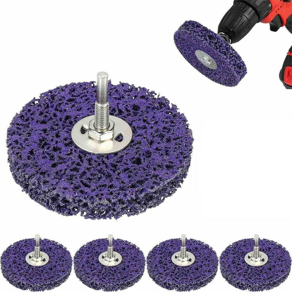 5PCS 100mm Angle Grinder Rust Removal
