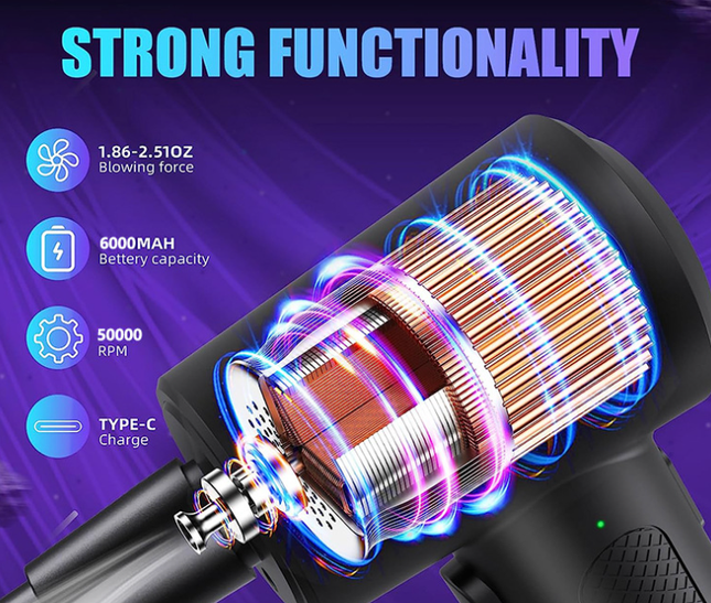 Cordless Electric Air Duster 51000RPM - salelink.co.nz