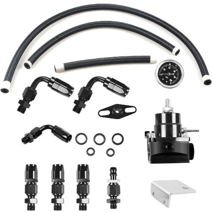 Universal Adjustable EFI Fuel Pressure Regulator Kit - salelink.co.nz