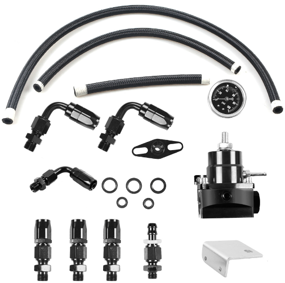 Universal Adjustable EFI Fuel Pressure Regulator Kit - salelink.co.nz