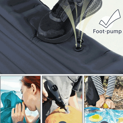 Self-Inflating Sleeping Pad Camping Mat - salelink.co.nz