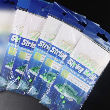 30PCS Sabiki Rigs No.8 Fishing Hook