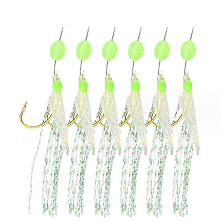 30PCS Sabiki Rigs No.14 Fishing Hook - salelink.co.nz