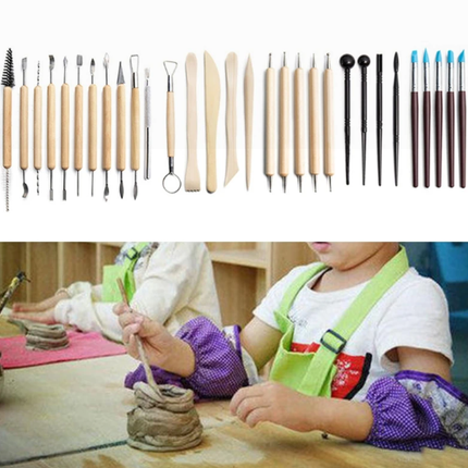 30Pcs Clay Sculpting Carving Pottery Tool Set