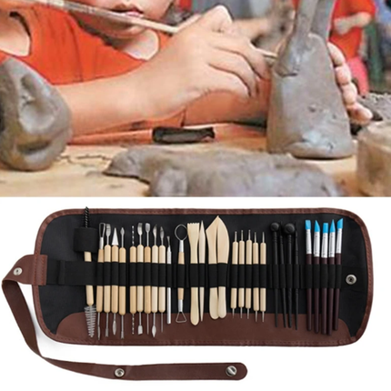 30Pcs Clay Sculpting Carving Pottery Tool Set