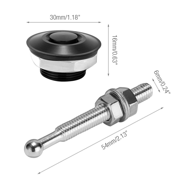 Car Hood Pin Lock Clip Kit