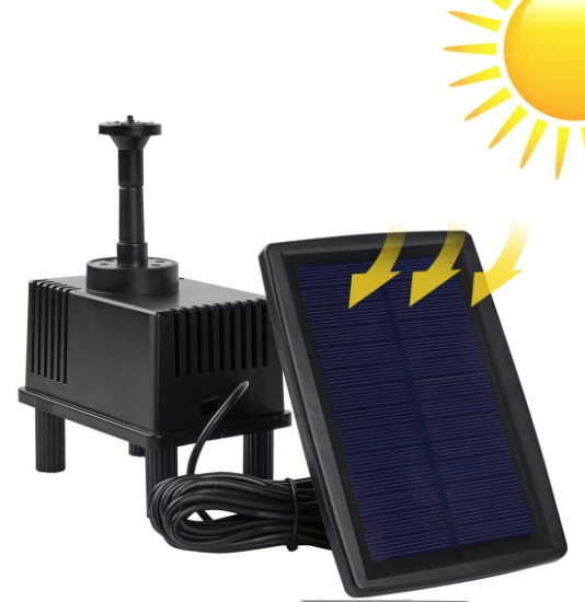 Solar Powered Water Pump Pond Garden Submersible Fountains - salelink.co.nz