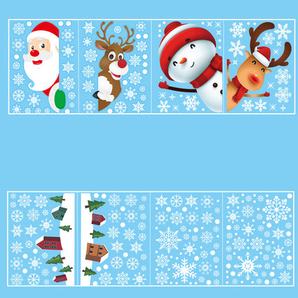 Christmas window stickers E