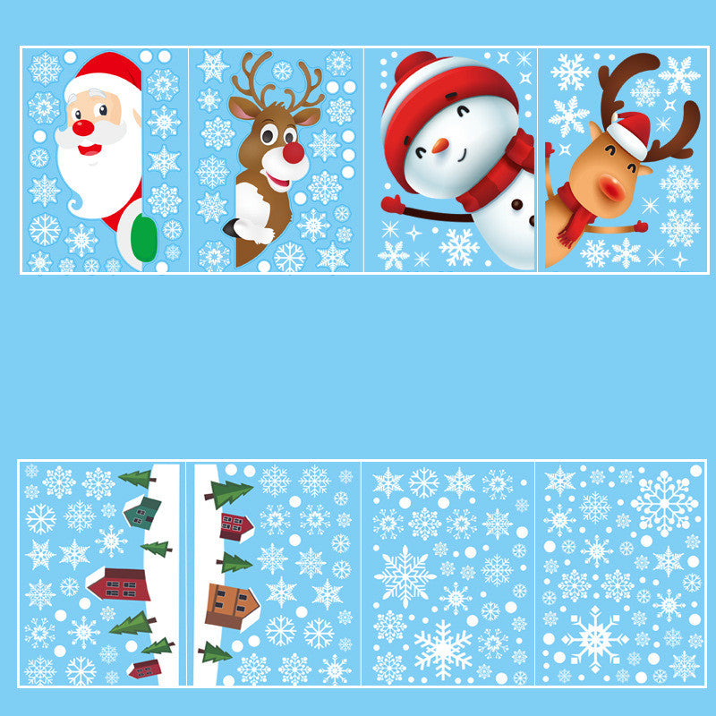 Christmas window stickers E