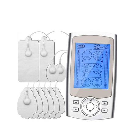 TENS Machine with 24 Massage Modes & 10 Pads - salelink.co.nz