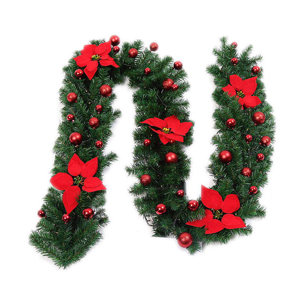 2PACK Christmas Fireplace Wreath