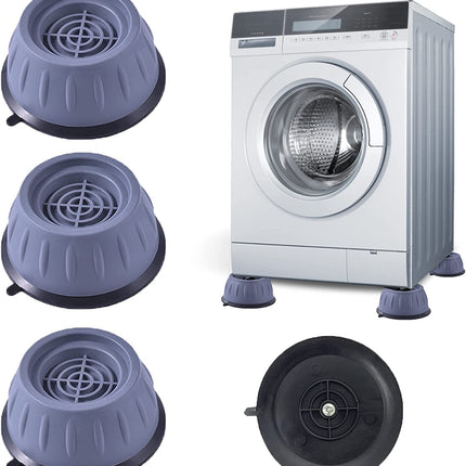 4PCS Anti-Vibration Feet Pads Washing Machine Plastic Mat - salelink.co.nz
