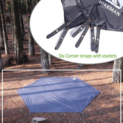 220x260cm Camping Tarp Tent Footprint Waterproof Mat Outdoor Groundsheet
