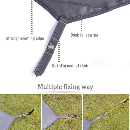 220x260cm Camping Tarp Tent Footprint Waterproof Mat Outdoor Groundsheet