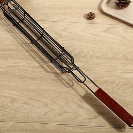 Grilling Basket BBQ Sausage Rack 4PCS