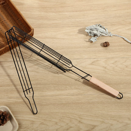 Grilling Basket BBQ Sausage Rack 4PCS