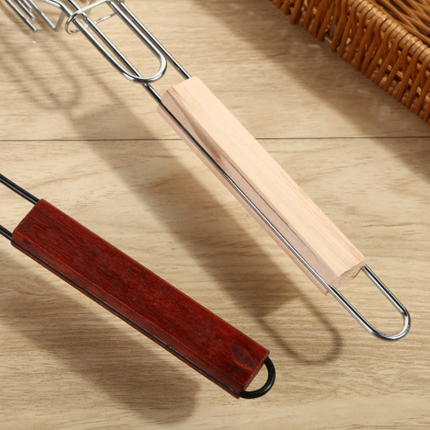 Grilling Basket BBQ Sausage Rack 4PCS