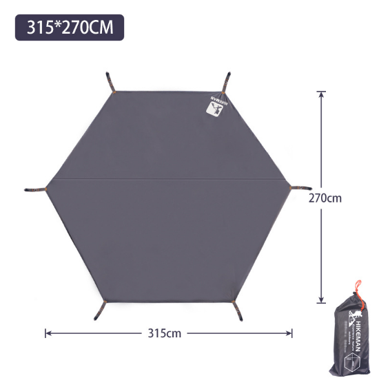 270x315cm Camping Tarp Tent Mat Outdoor Groundsheet