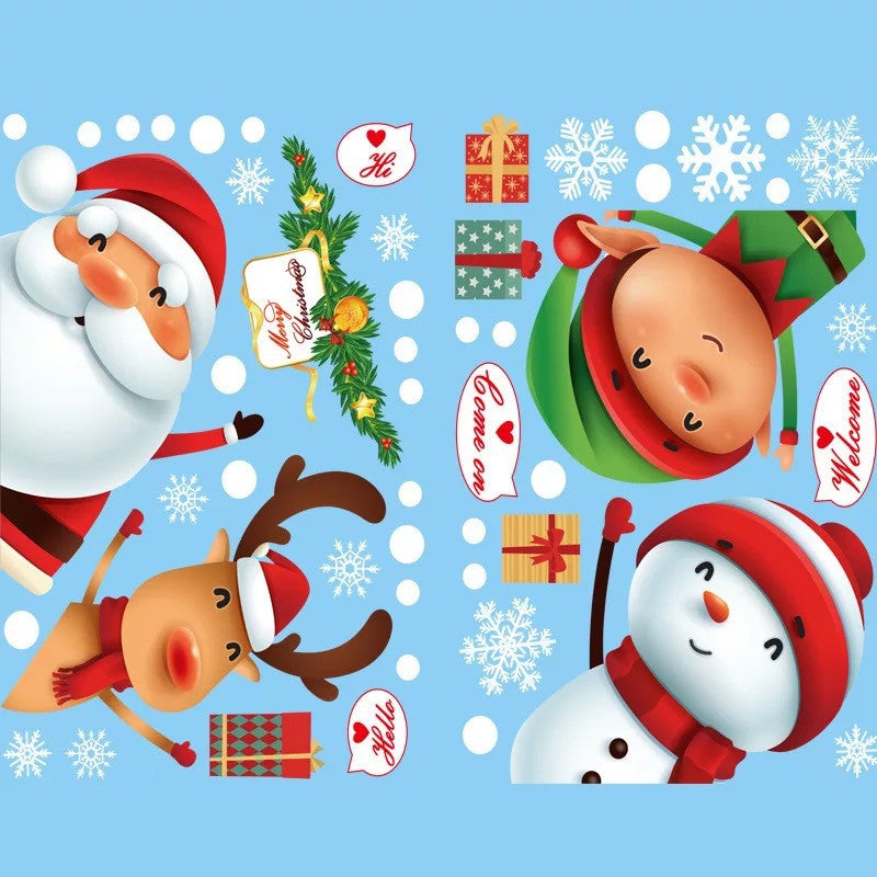 Christmas window stickers G