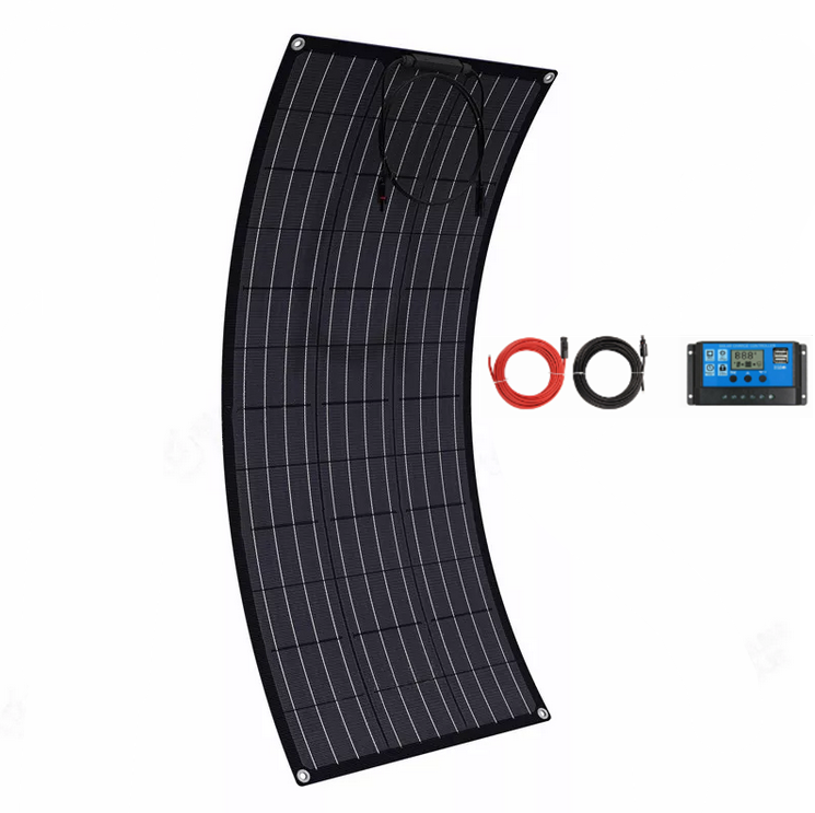 150W Flexible Solar Panel+ 30A CONTROLLER + 20m Cable