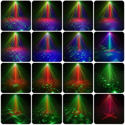Projector LED RGB Laser Stage Light Party Lights Christmas Decoration