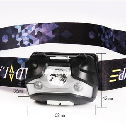 LED Head Torch Fishing Headlight Headlamp Motion Sensor - salelink.co.nz
