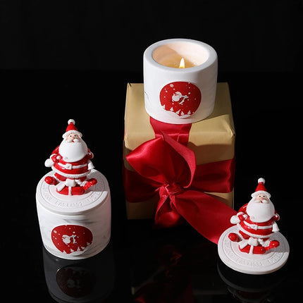 Christmas Scented Candles Gift Set Sage and Sea Salt