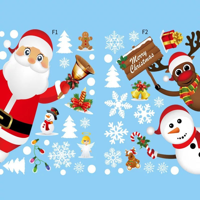 Christmas window stickers F