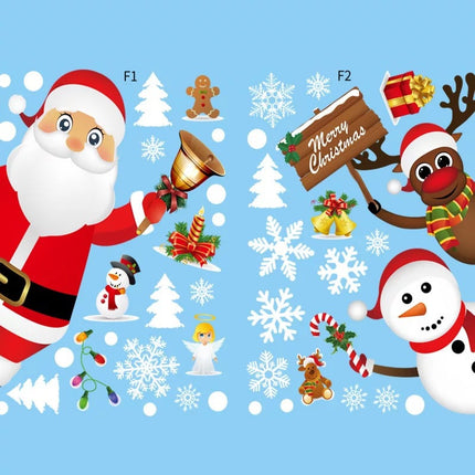 Christmas window stickers F