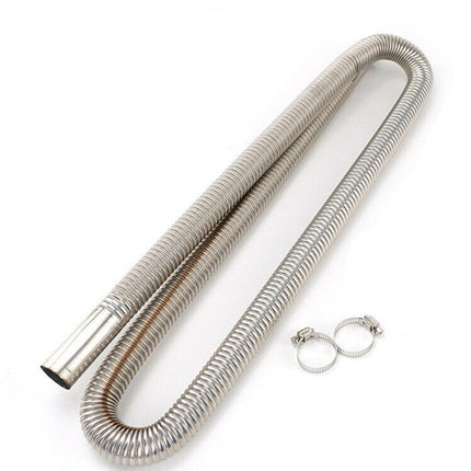 150cm Air Diesel Parking Heater Stainless Steel Exhaust Pipe Tube Gas - salelink.co.nz