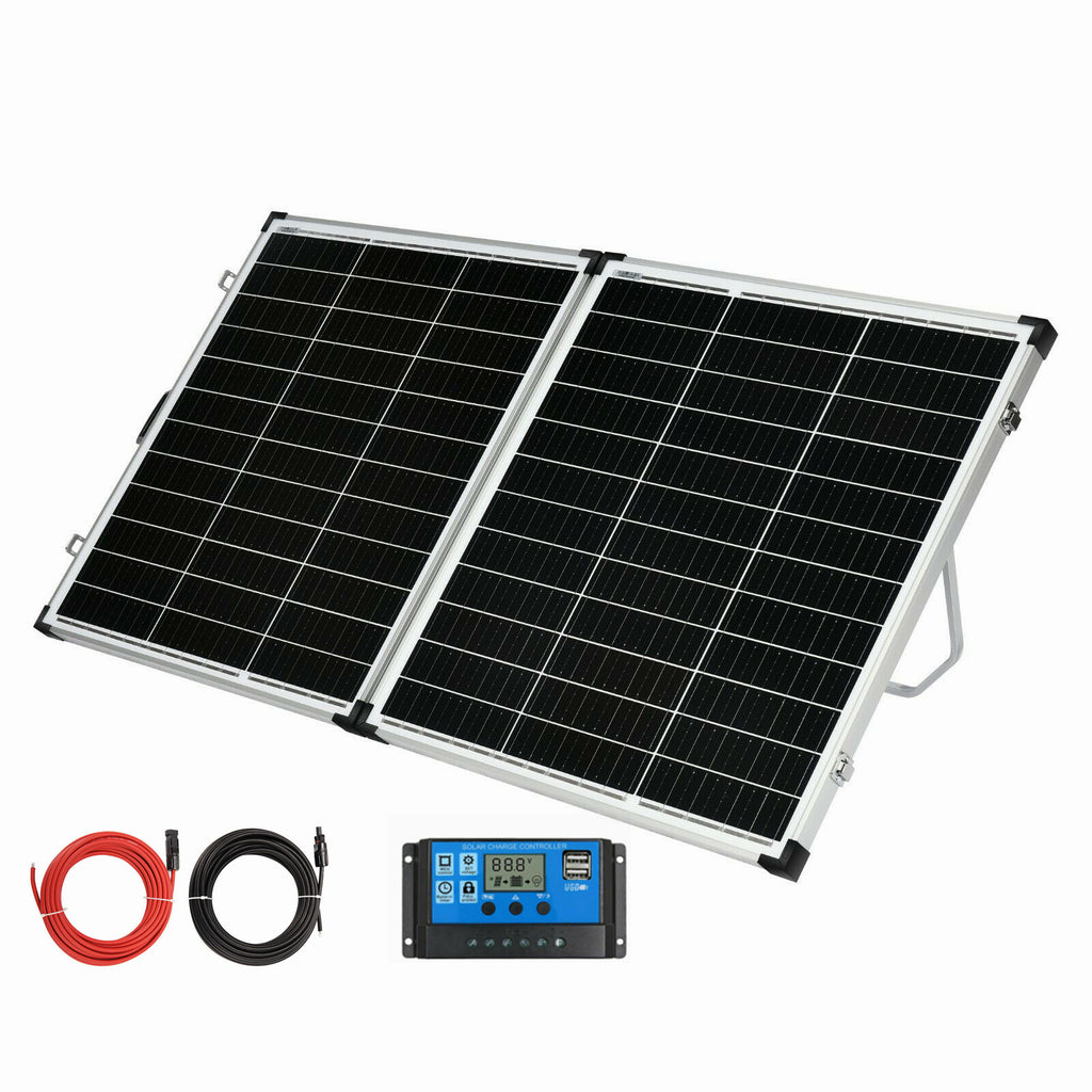 160W Folding Solar Panel+30A CONTROLLER+10M Cable