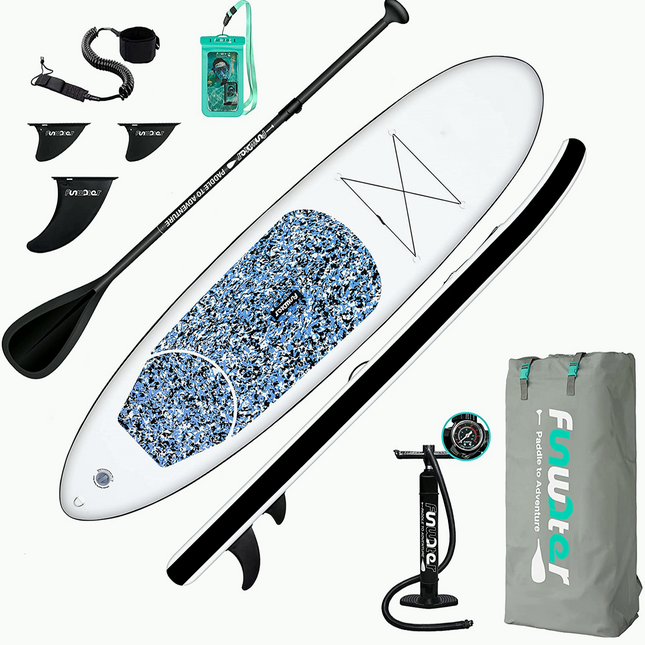 10ft' Inflatable Stand Up Paddle Board Surfboard SUP - salelink.co.nz