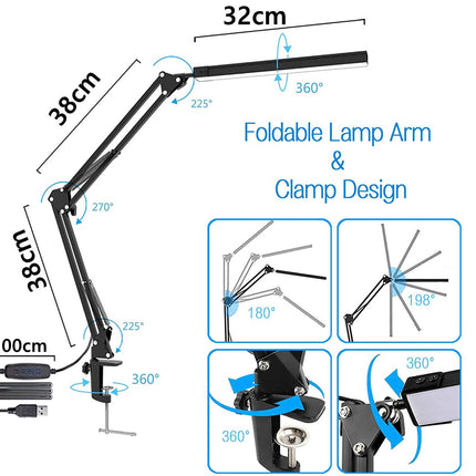 Desk Lamp 10 Brightness LED Desk Light - salelink.co.nz