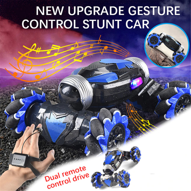 Stunt RC Car Gesture Sensing Remote Twisting Drift Vehicle Off-RoadTruck Toy - salelink.co.nz
