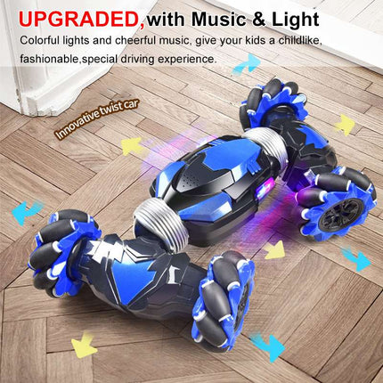 Stunt RC Car Gesture Sensing Remote Twisting Drift Vehicle Off-RoadTruck Toy - salelink.co.nz