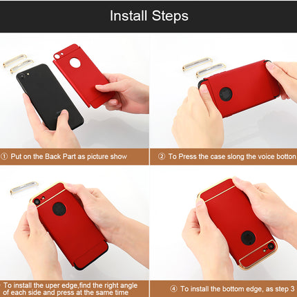 iPhone 6 6S Plus Case 3 in 1 Golden Frame - salelink.co.nz