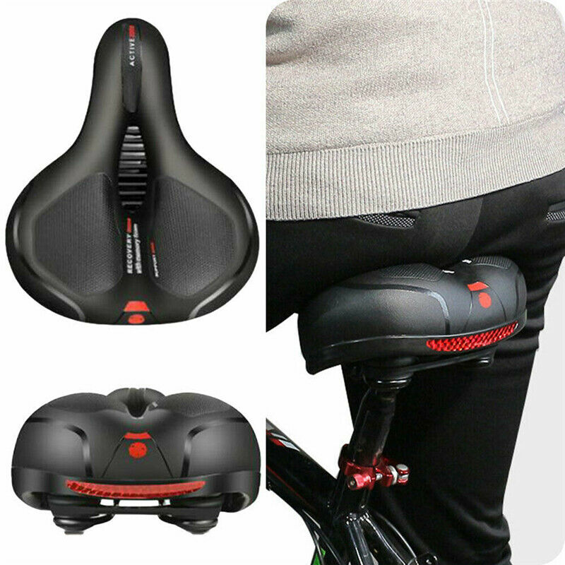 Big Wide Bum Bike Seat Bicycle Saddle Sporty Gel Cruiser Extra