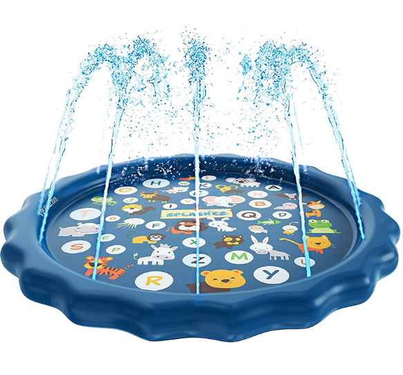 Kids Water Play Mat Sprinkler Splash Pad 170CM