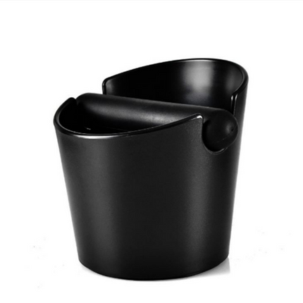 Coffee Waste Container Grinds Knock Box Tamper Tube Bin Black Bucket