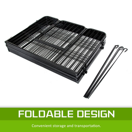 8 Panel Pet Playpen Fold Exercise Cage Fence Enclosure Dog Puppy - salelink.co.nz