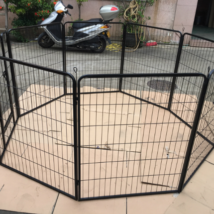 8 Panel Pet Playpen Fold Exercise Cage Fence Enclosure Dog Puppy - salelink.co.nz