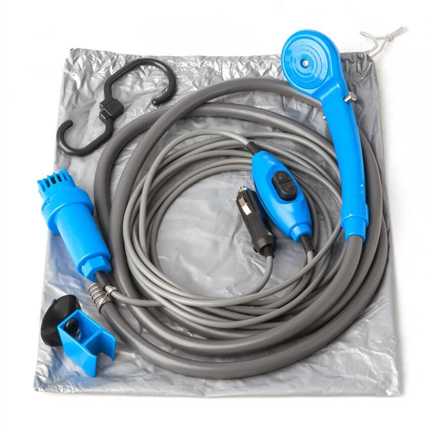 12v Portable Shower Kit Adjustable Pressure