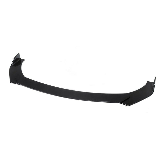 Universal Gloss Black Car Front Bumper Protector Lip Kit - salelink.co.nz