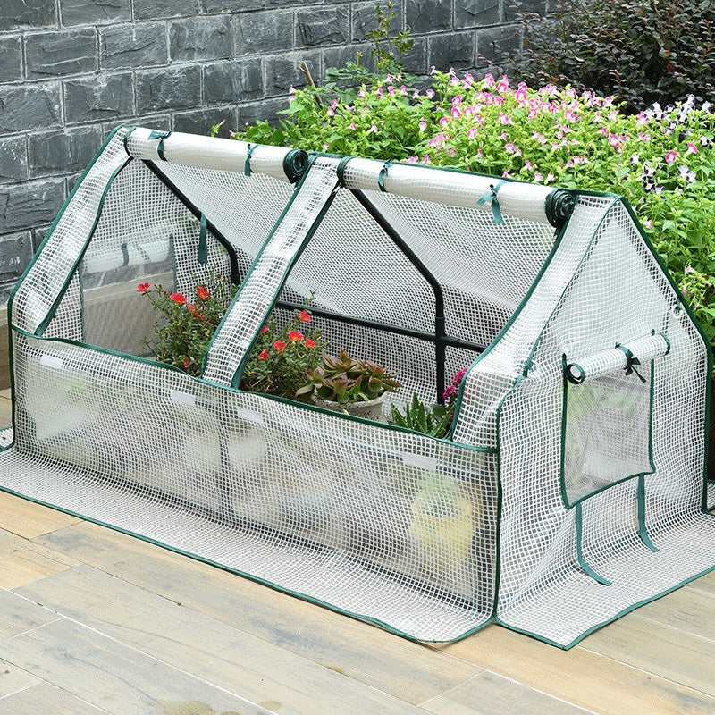 Greenhouse Flower Garden Shed Complete with Frame and PVC Cover Green House