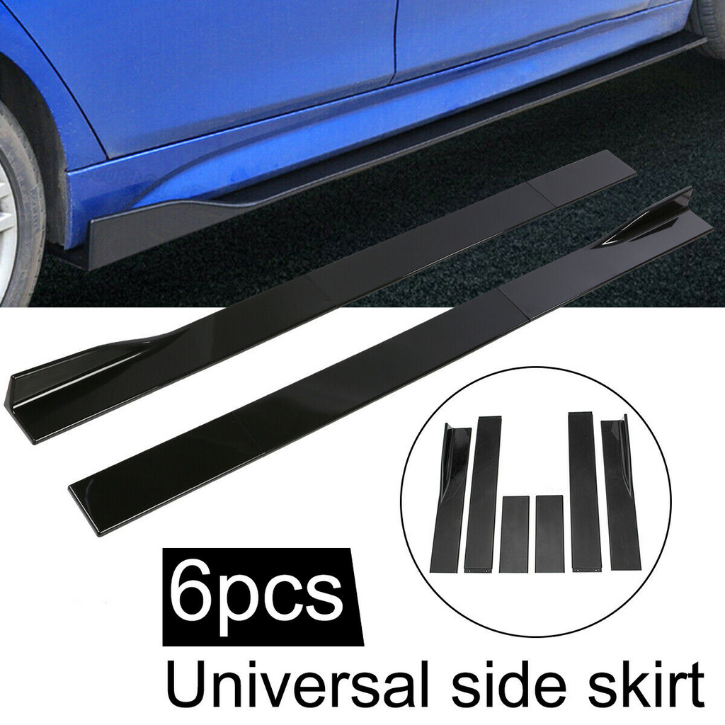 2M/78.7'' Side Skirt Body Kit Rocker Panel Extension Universal